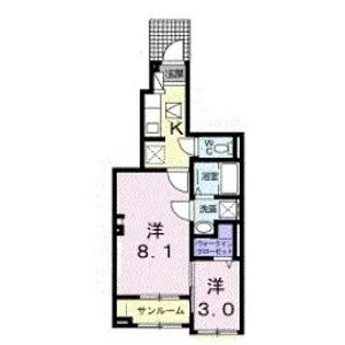 ラフィネ【1階】の間取り
