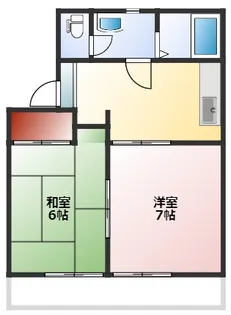 メゾンゴールデンバレー A棟【1階】の間取り