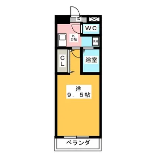 A・City中島東【5階】の間取り