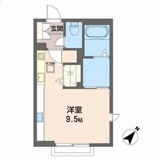 シャーメゾン川内A【1階】の間取り