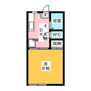 サンハイム野上【1階】の間取り