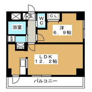 クエル田端【5階】の間取り