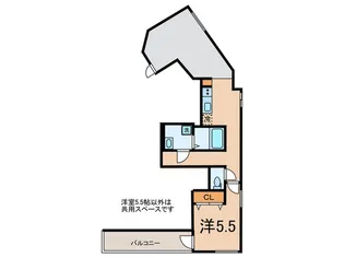 Nefrock Lab Ookayama【2階】の間取り