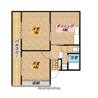La Plage【2階】の間取り