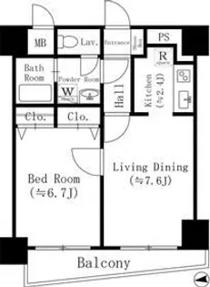 フローレンス森山【4階】の間取り