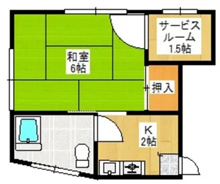 第一メゾン北原【3階】の間取り