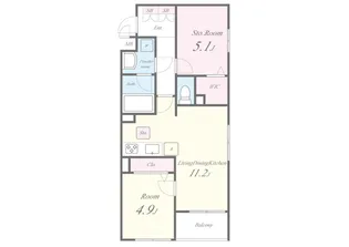 Le SOLEIL(ル・ソレイユ)【1階】の間取り