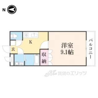 サラージュ【1階】の間取り