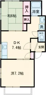 ライフタウンプレセア【2階】の間取り