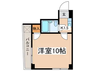 ハイム仙川ツイン【1階】の間取り