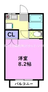 三向ハイツNo.12【2階】の間取り