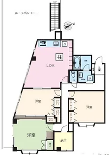 プラティーク三鷹【3階】の間取り