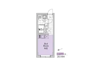 EXAM代々木八幡【4階】の間取り