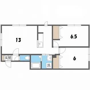 ルミエールフラリエ【1階】の間取り