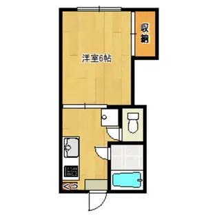 フォーブル和泉【1階】の間取り