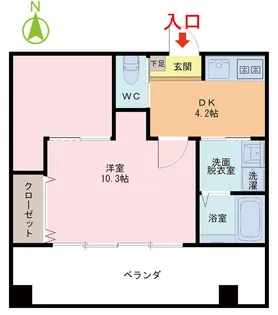 グランドール丸岡【2階】の間取り