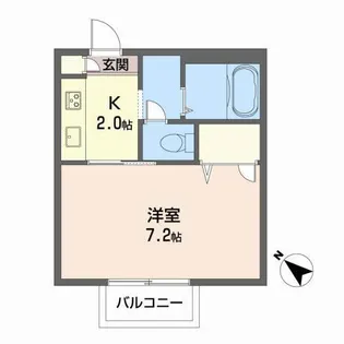 パークサイドスクエア A【2階】の間取り