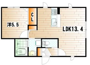 エルカーサ門司港【1階】の間取り