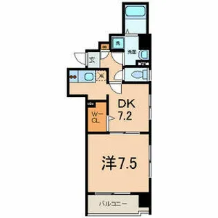 RADIANT IWAIDA【7階】の間取り