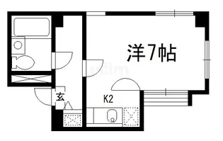 シャトーふく【3階】の間取り