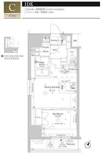 ARKMARK渋谷初台【3階】の間取り