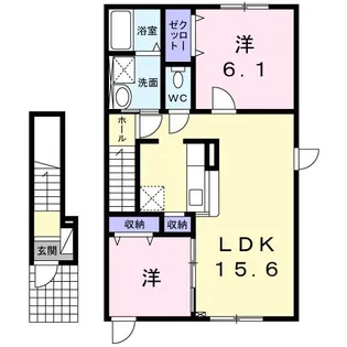 フィオーレ【2階】の間取り