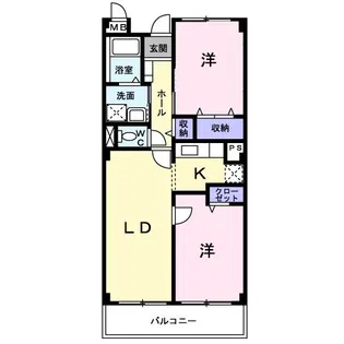 オーベルジュ【1階】の間取り