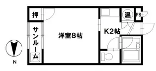 アイビーハイツ【2階】の間取り