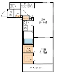 ヘーベルメゾン目黒本町Central【2階】の間取り