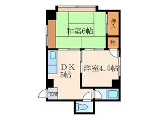 パール出屋敷【4階】の間取り