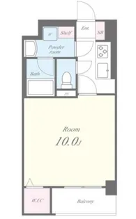 アビティ南大井I【2階】の間取り