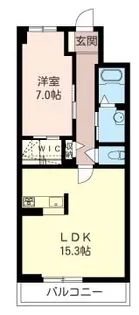 プレジール港南台【3階】の間取り