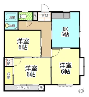 椚田東マンション【1階】の間取り