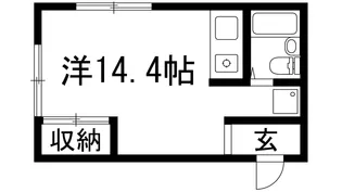 久代ハイツ(2丁目)【1階】の間取り