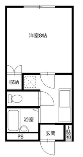 コーポアドニス【2階】の間取り