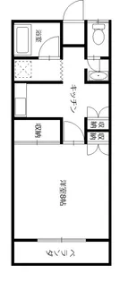 宮城屋ハイツ【2階】の間取り