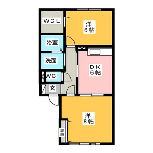 エスペランサ【1階】の間取り