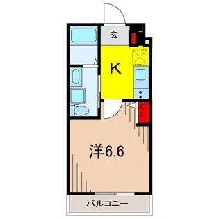 エストゥルース亀有【4階】の間取り