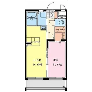 ヒカオプリンセスマンションの間取り
