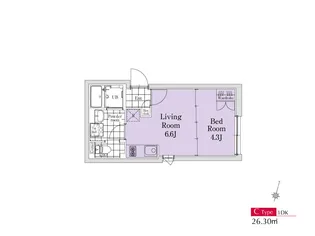 SOU祐天寺【2階】の間取り