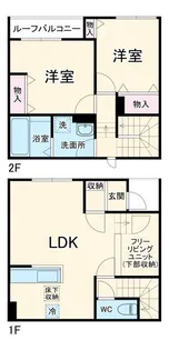 プリムヴェールの間取り