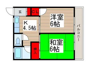 グレース南柏【2階】の間取り