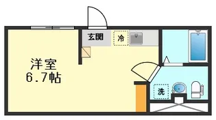テラスソレイユ亀有【1階】の間取り