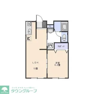 ベルデュールI【1階】の間取り