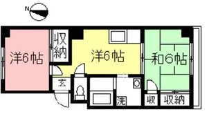 ダイヤモンドハイツ【3階】の間取り