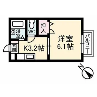 イストワール【2階】の間取り