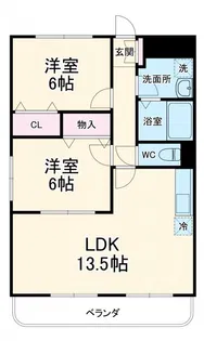 セントリア21【3階】の間取り