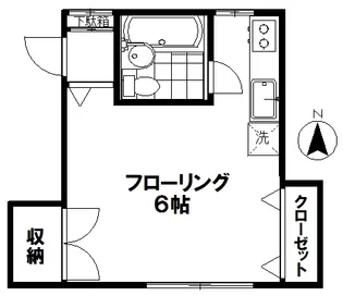 アールハイツ【2階】の間取り