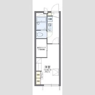 レオパレスマリオネット【1階】の間取り