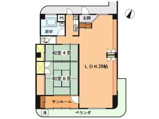 ファイブパレス【2階】の間取り